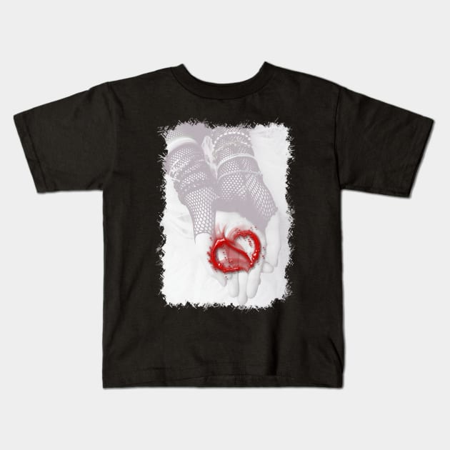 I Give You My Heart Kids T-Shirt by GothCardz